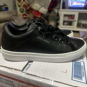 Skechers Street Los Angeles Side Street Core Set Black Leather Sneakers